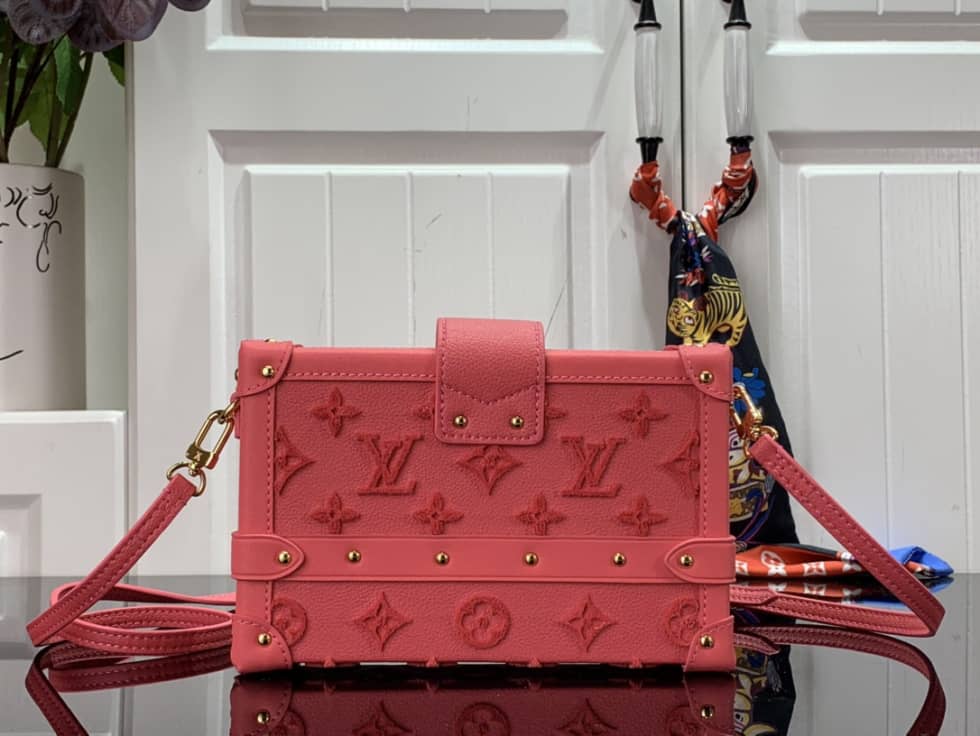 Louis Vuitton Petite Malle Flou Pink M20745 Replica Trunk Box