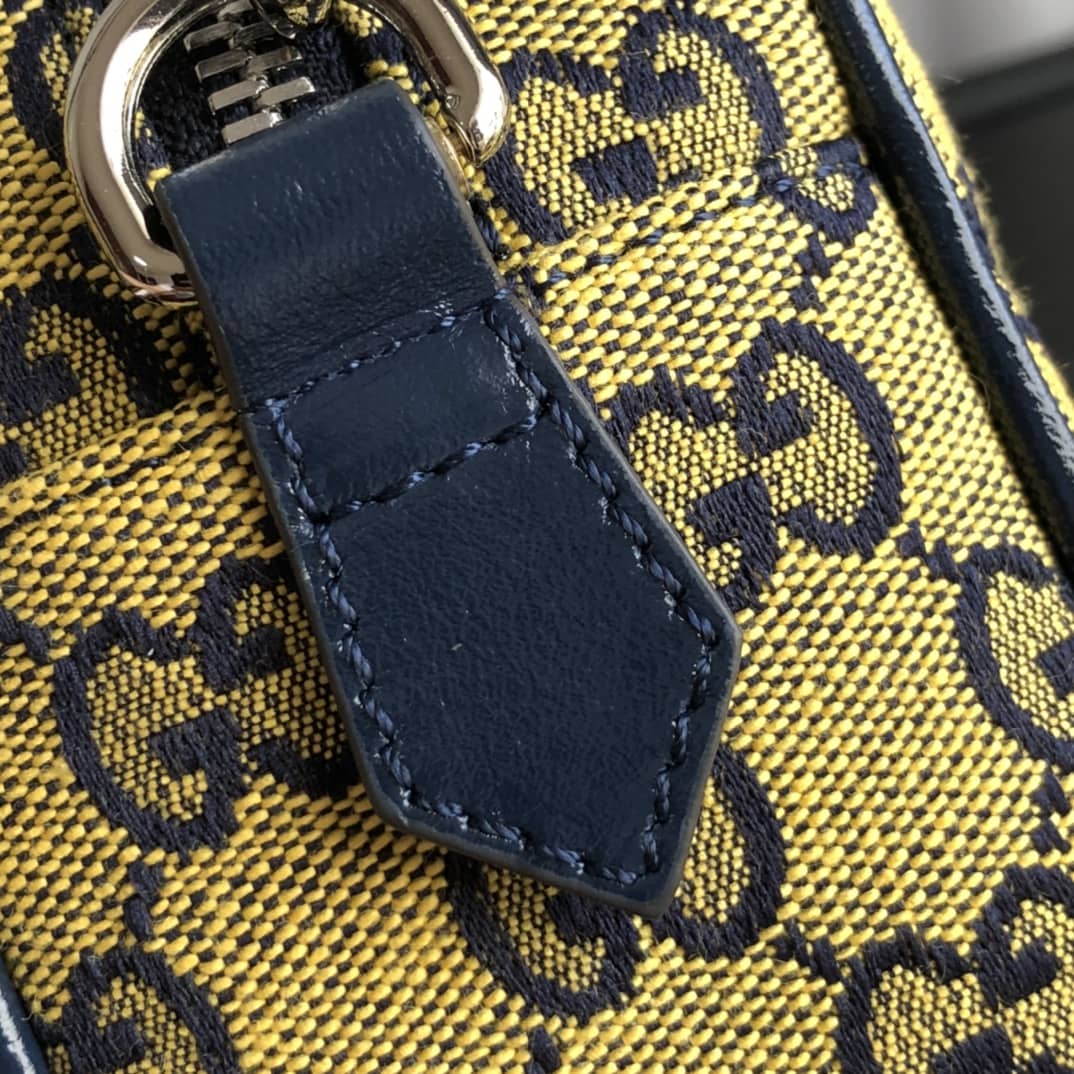 Gucci Handbag Dupes Marmont Small Shoulder Handbag Camera Bag Replica Yellow 447632