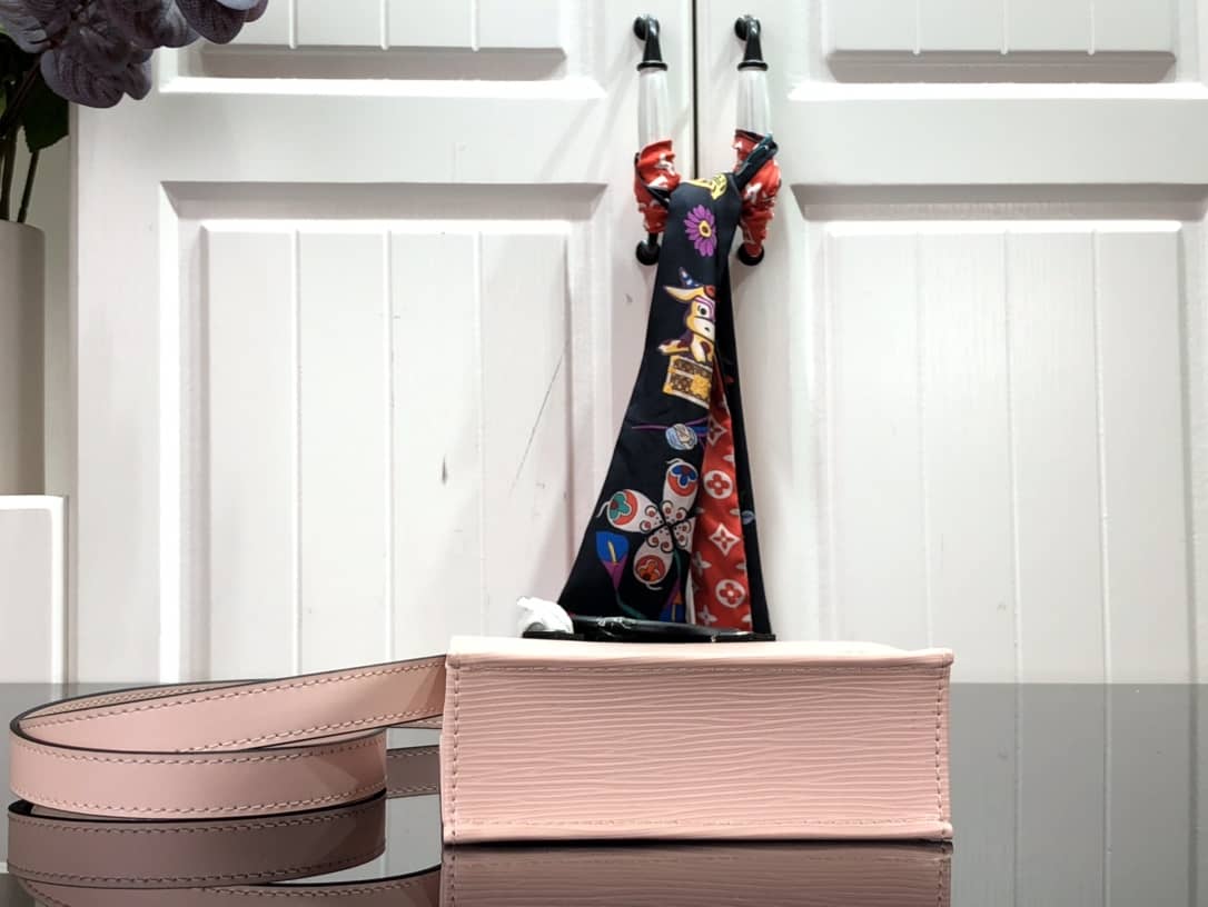 Louis Vuitton Petit Sac Plat Flat Shoulder Bag Replica Pink M80169