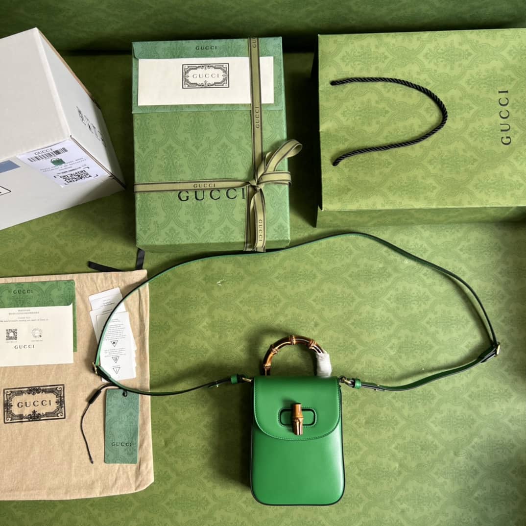 Gucci Bamboo Mini Crossbody Handbag 702106 Replica