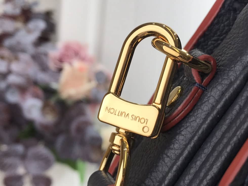 Louis Vuitton Pochette Metis Marine Leather Black M44071 Replica Shoulder Bag