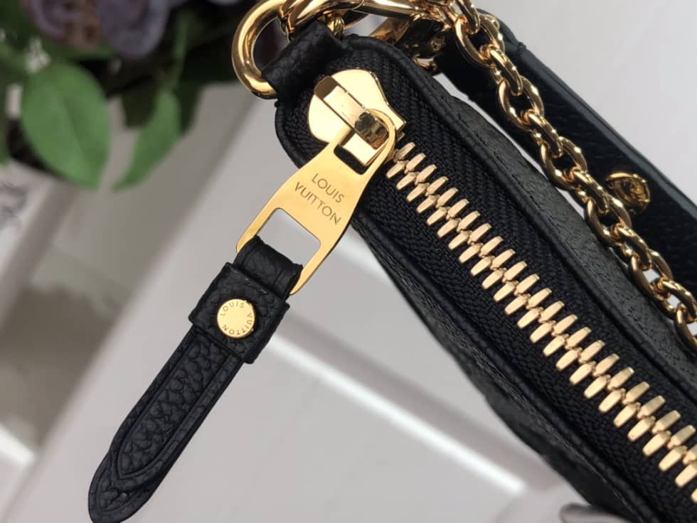 Louis Vuitton Easy Pouch On Strap Black Empreinte M81066 Replica