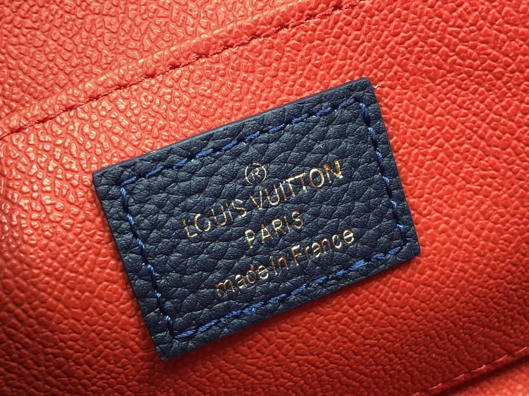 Louis Vuitton Pochette Dupe Monogram Cosmetic Pouch  Blue M47515