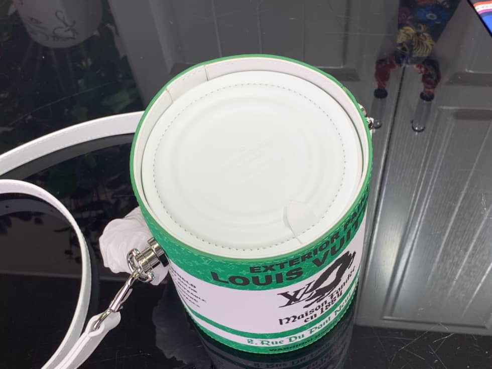 Louis Vuitton Paint Can Small Green M81592 Replica Bucket Bag