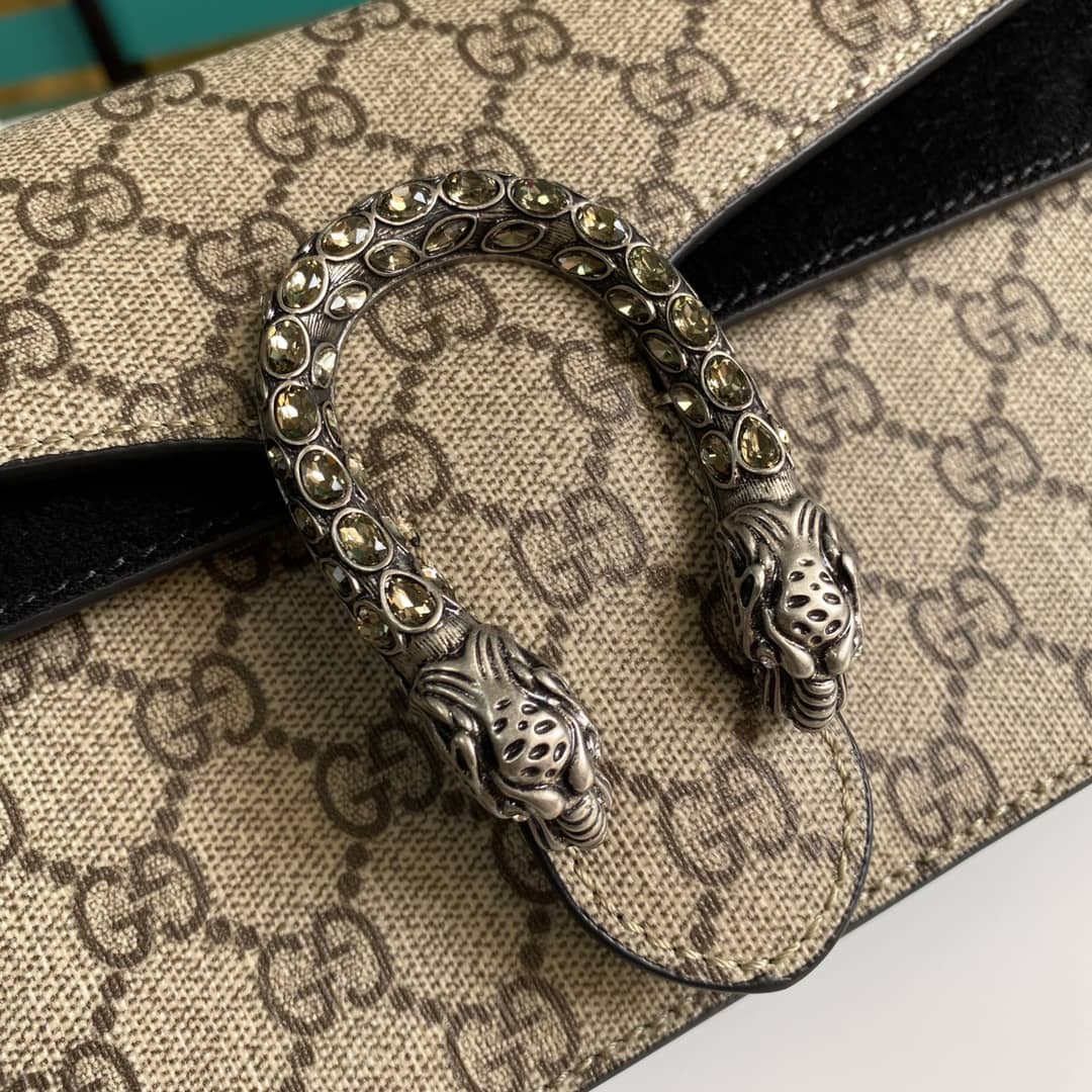 Gucci Dionysus GG Supreme Small Crossbody Bag Replica 499623