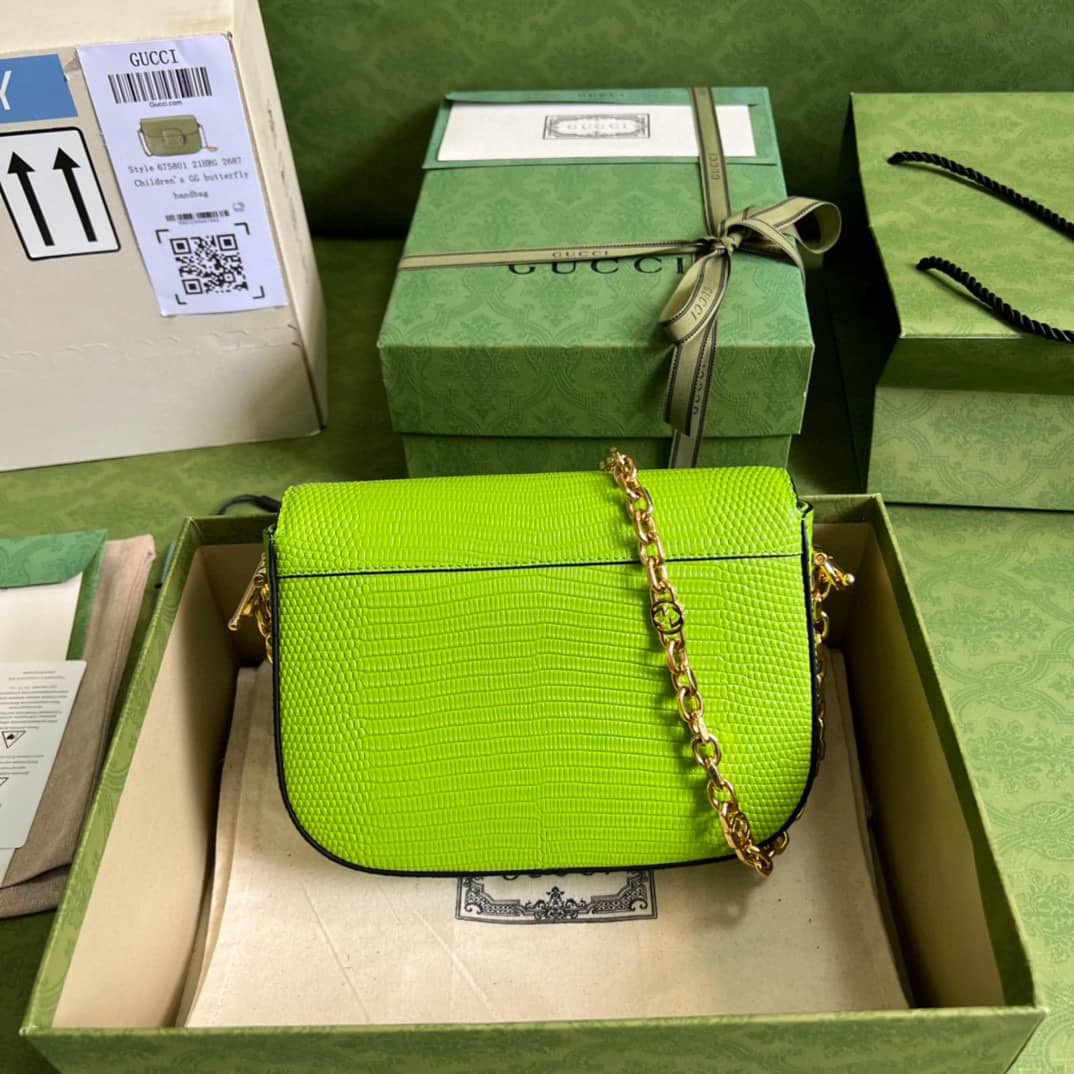 Gucci Horsebit 1955 Lizard Mini 675801 Replica Shoulder Bag