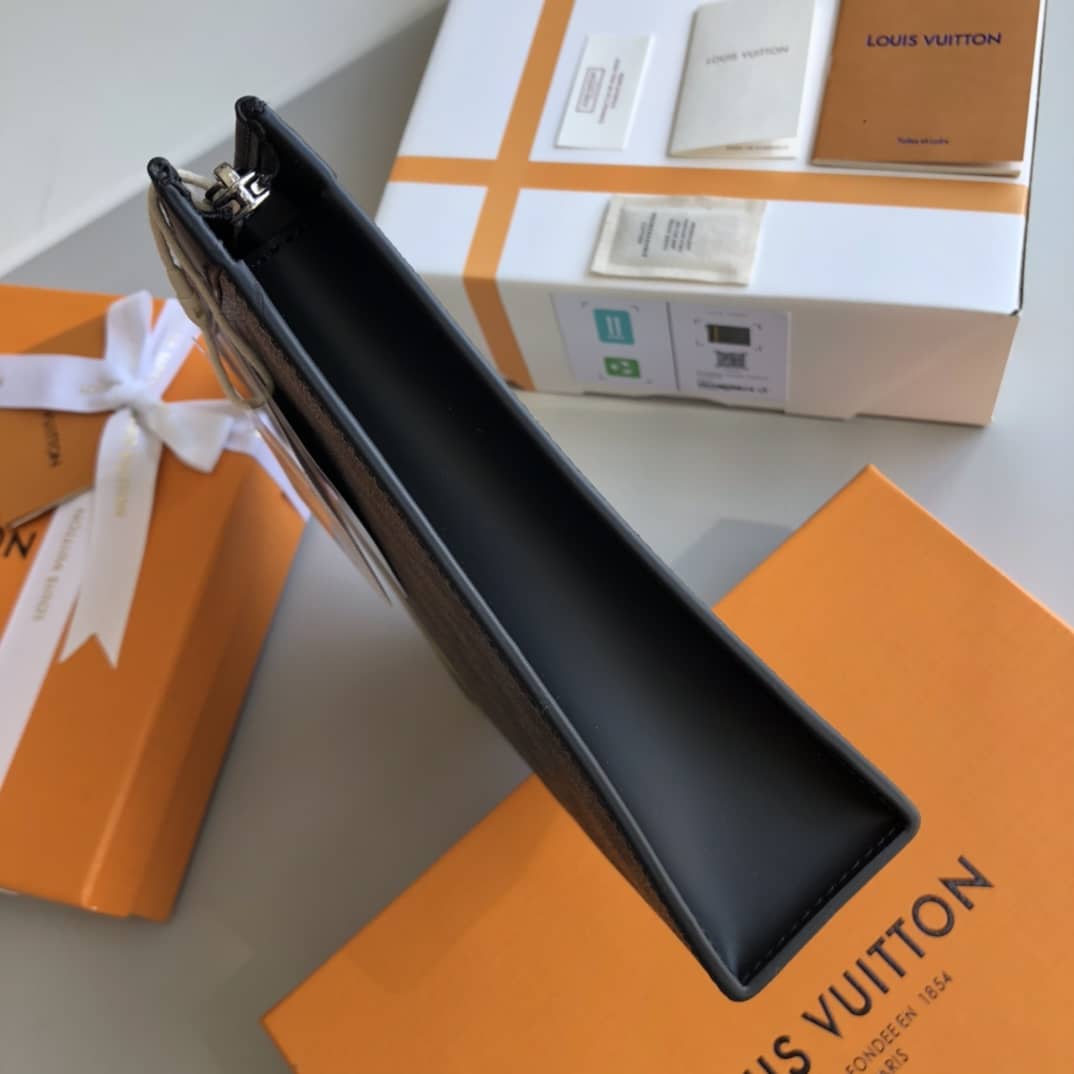 Louis Vuitton Stripe Replica Pochette Voyage MM Damier Graphite Yellow N60107