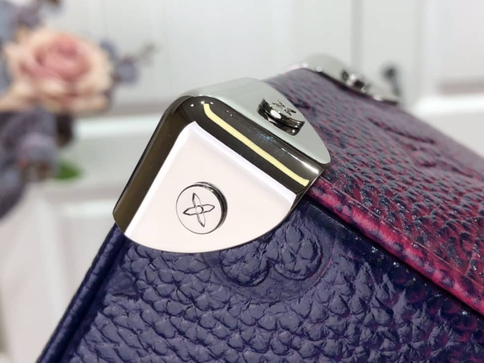 Louis Vuitton Mini Soft Trunk Taurillon Blue/Pink M81219 Replica Shoulder Bag