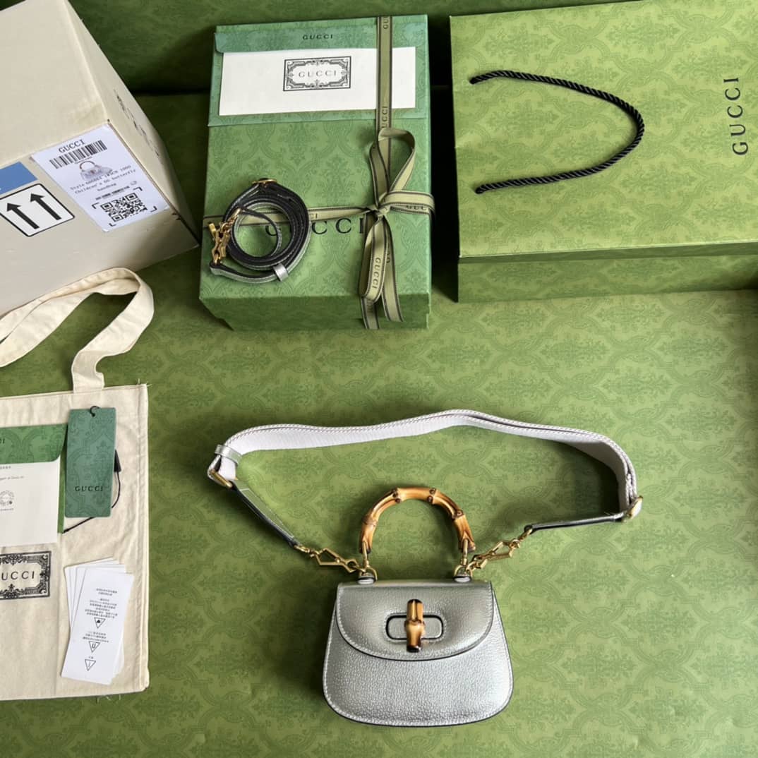 Gucci Bamboo 1947 Mini Top Handle Shoulder Bag 686864 Replica