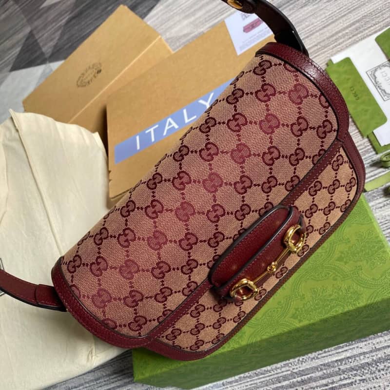 Gucci Horsebit 1955 Shoulder Bag Replica Red 602204