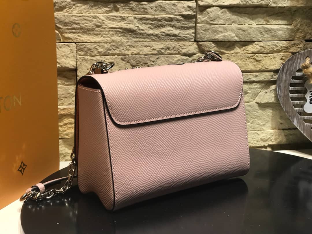 Louis Vuitton Twist MM Bag Blue M50296 Replica