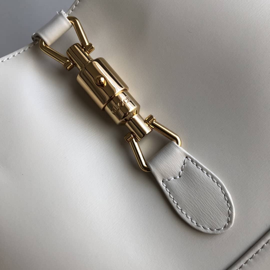 Gucci GG Jackie 1961 Small Hobo Shoulder Bag Replica White 636709