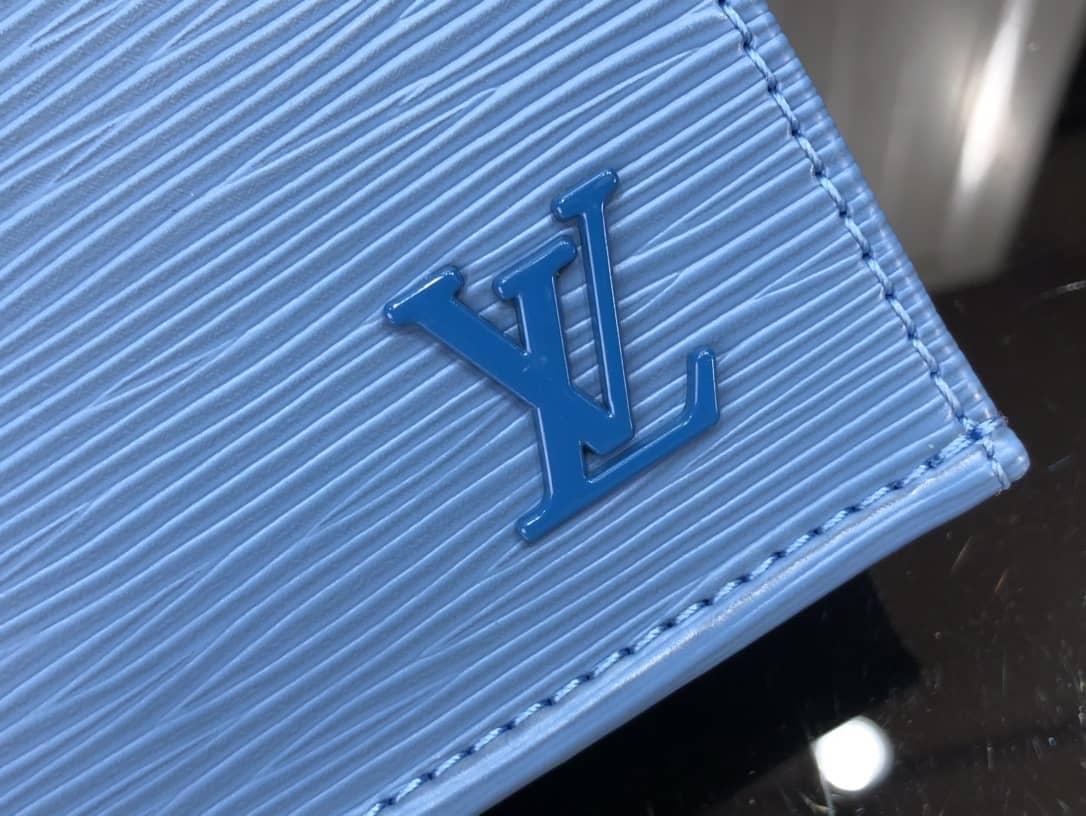 Louis Vuitton Petit Sac Plat Flat Shoulder Bag Replica Blue M80169