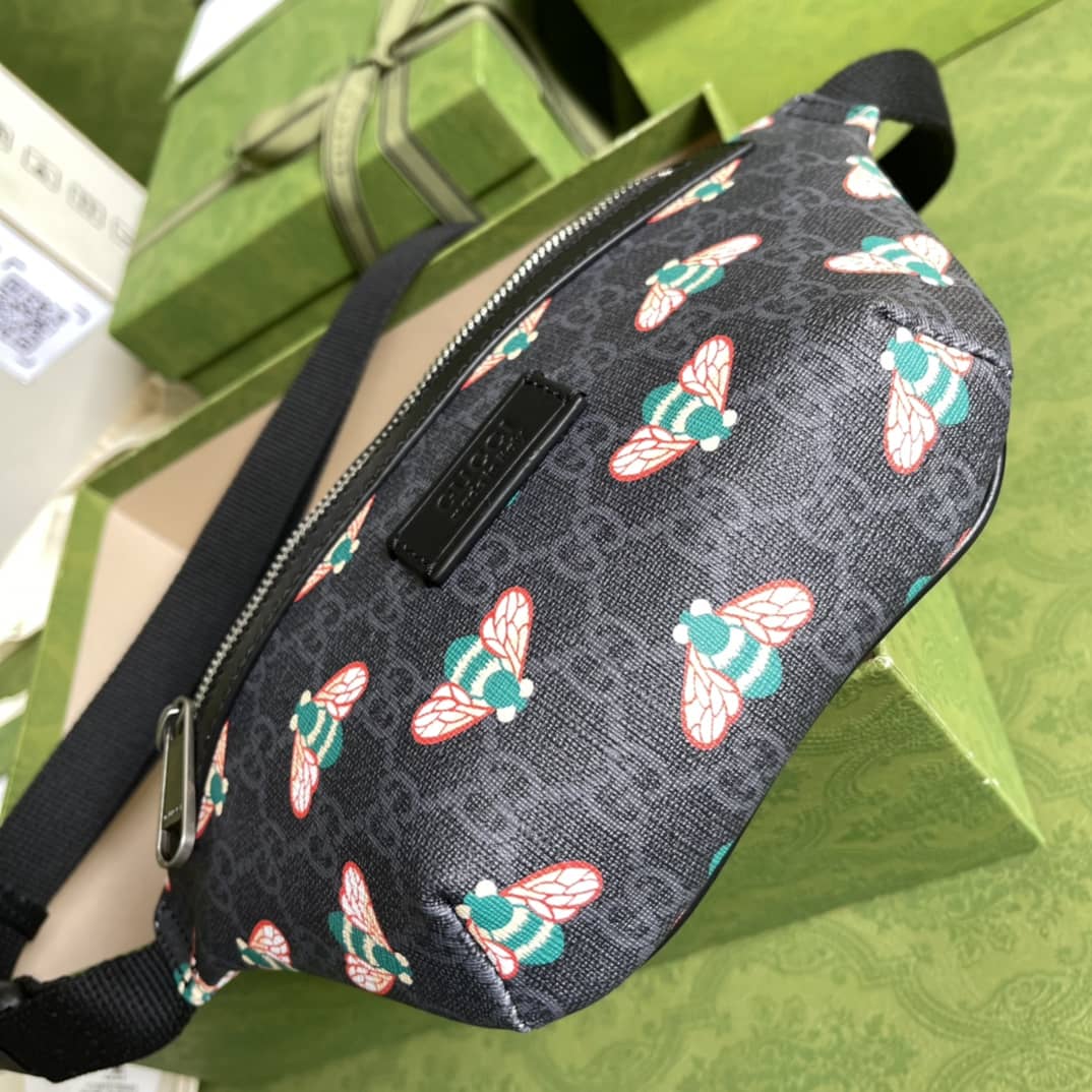 Gucci Bestiary GG Supreme Canvas Belt Bag With Bees Replica 675181