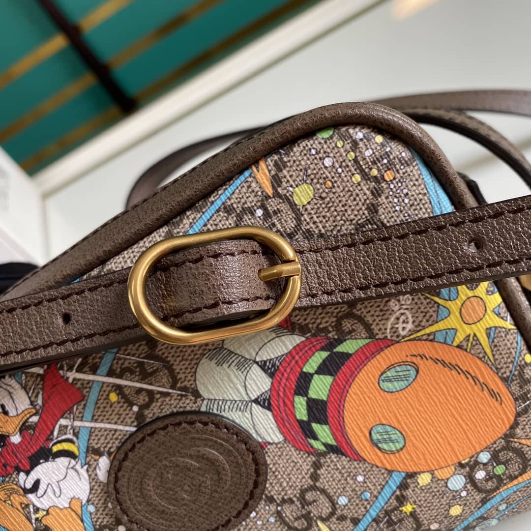 Gucci GG Disney Donald Duck Shoulder Bag Replica 648124