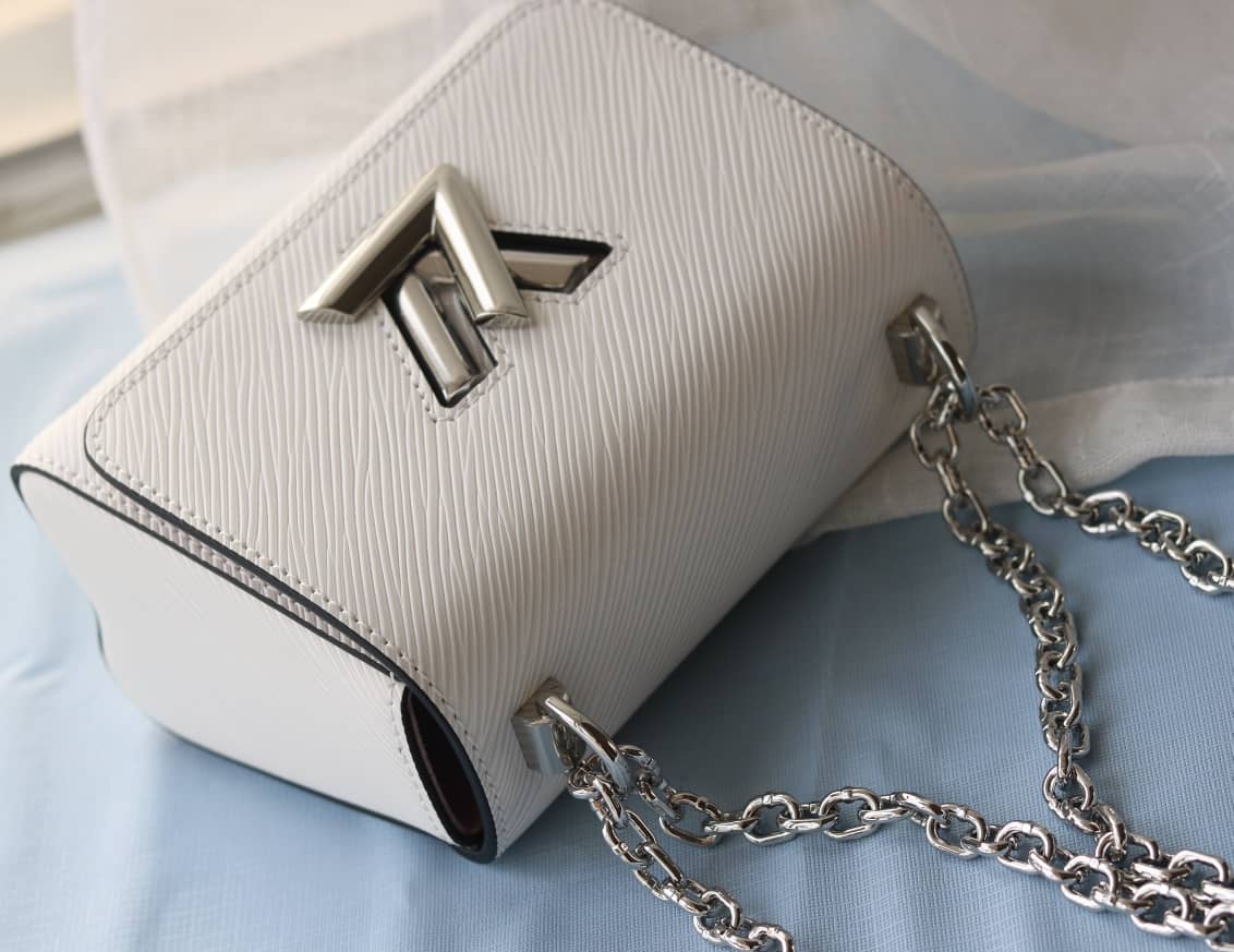 Louis Vuitton Replica Twist MM Epi Leather Bag White