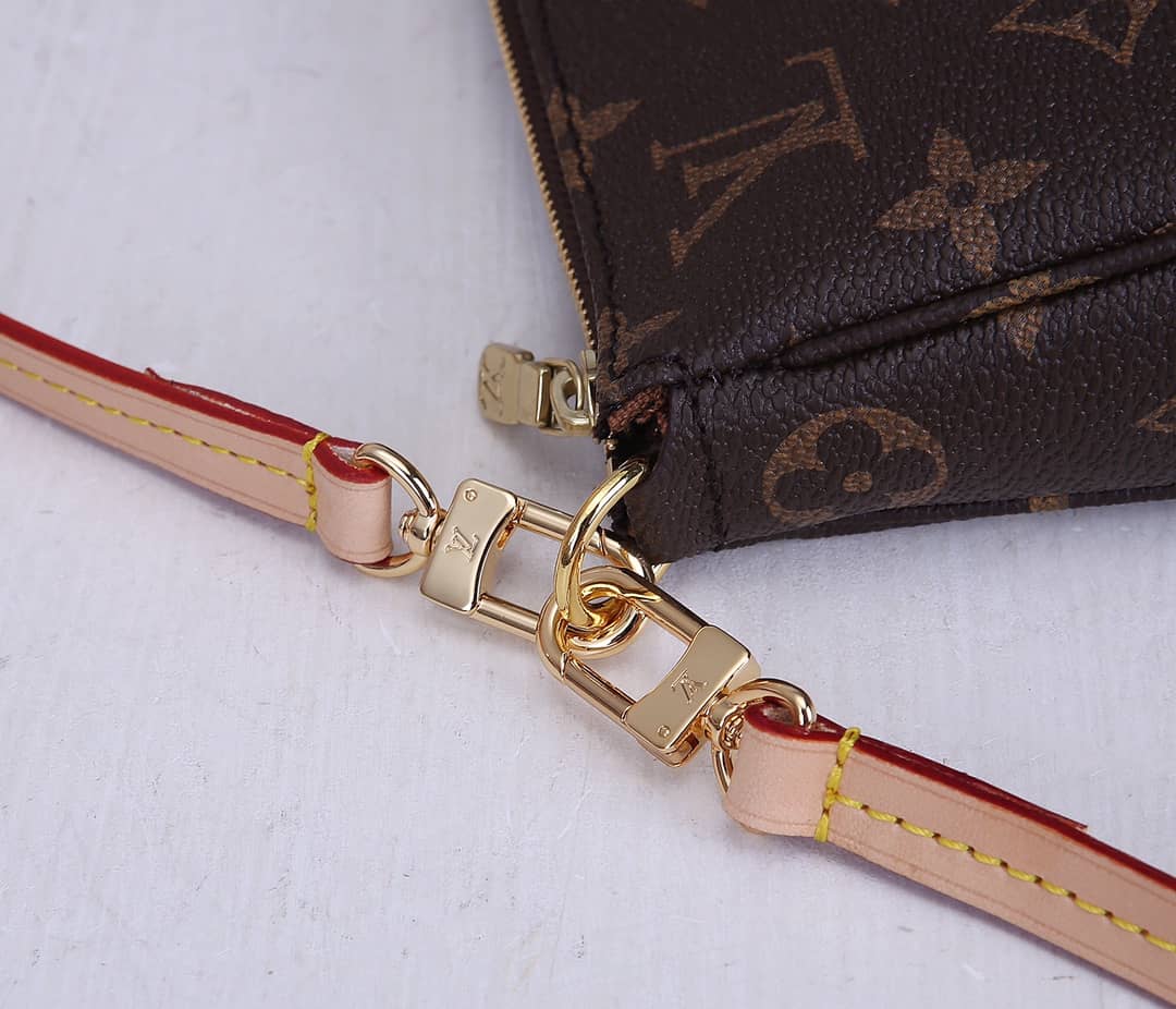 Louis Vuitton Replica Pochette Accessoires Canvas Brown M40712