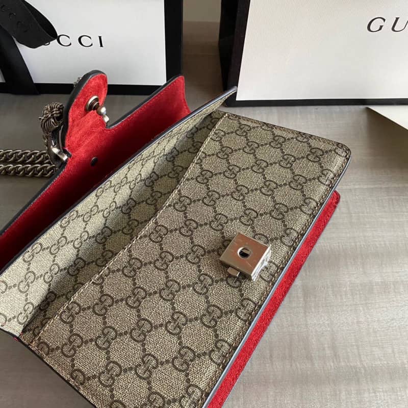 Gucci GG Dionysus Small Shoulder Bag Replica Red 499623