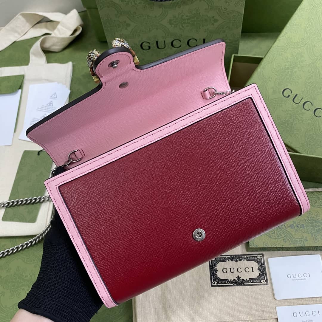 Gucci Dionysus Supreme GG Chain Wallet Replica 401231