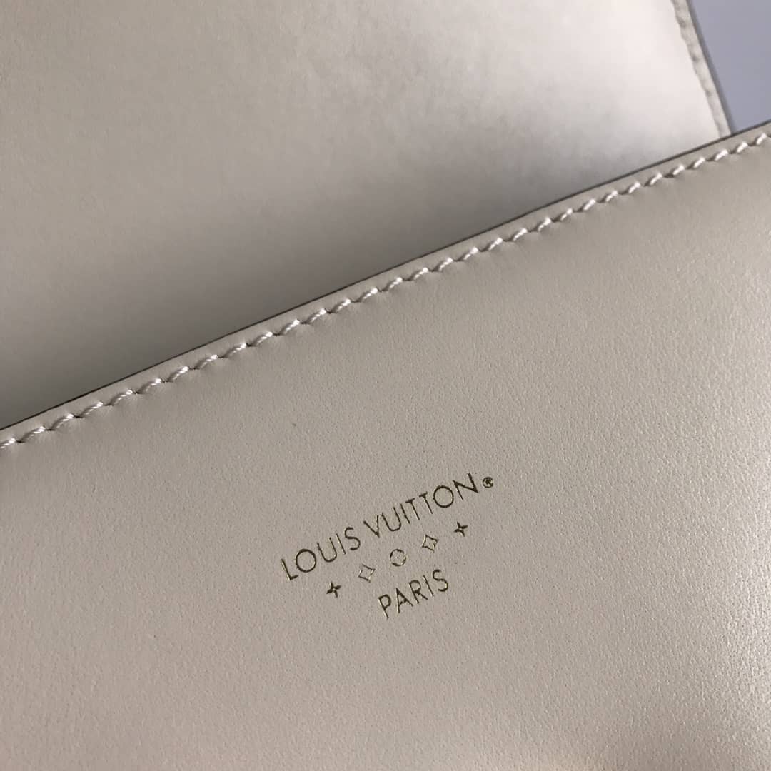 Louis Vuitton Pont9 Neuf Leather Replica Shoulder Bag White M55948