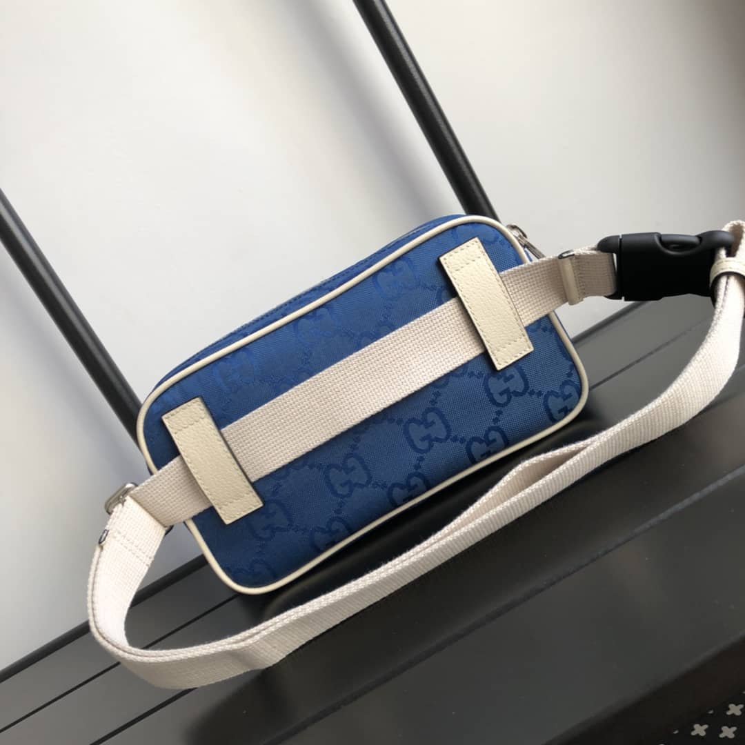 Gucci Off The Grid GG Belt Bag Replica Blue 631341