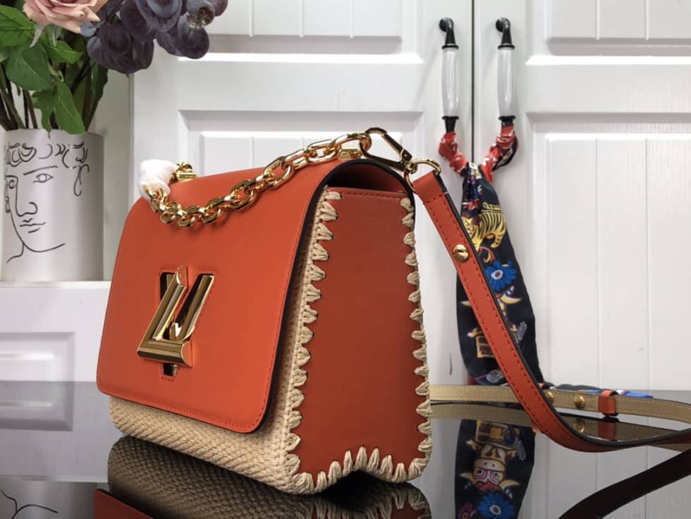 Louis Vuitton Twist MM Raffia Replica Bag M57648