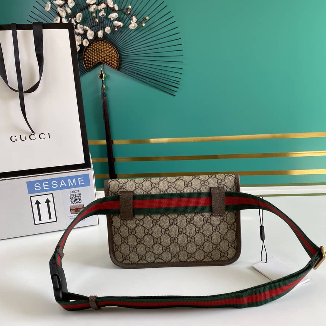 Gucci GG Supreme Belt Bag Replica 493930