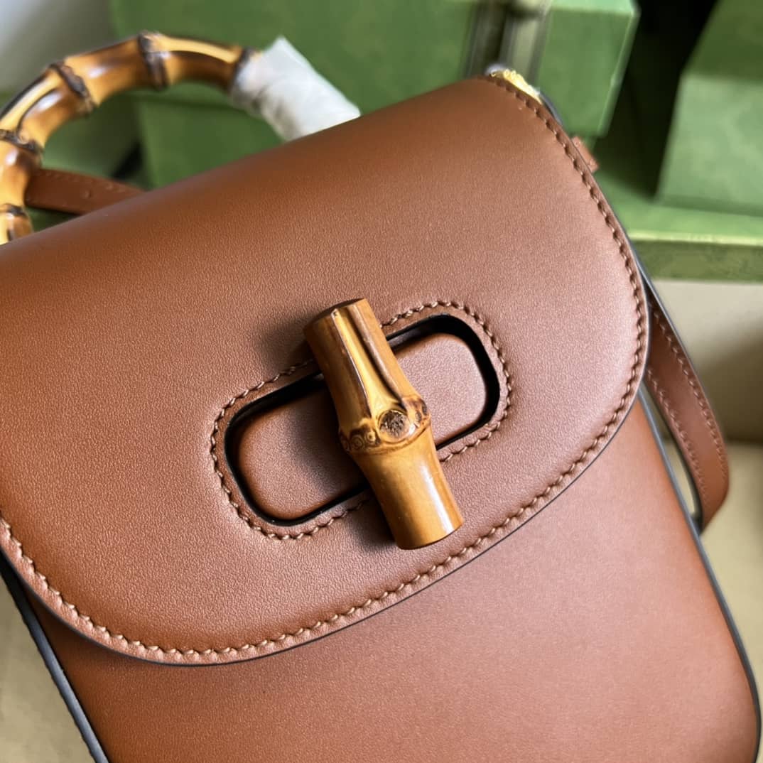 Gucci Bamboo Mini Crossbody Handbag 702106 Replica