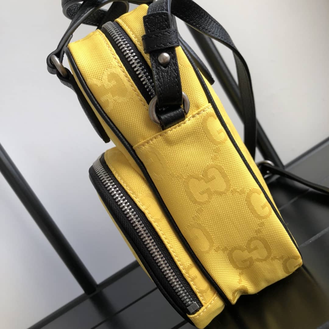 Gucci Off The Grid Crossbody Bag Replica Yellow 625850