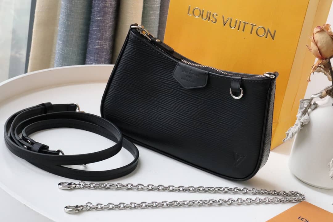 Louis Vuitton Easy Pouch 2way Epi Replica Crossboy Bag Black M80483