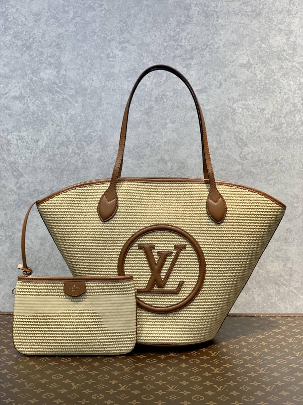Louis Vuitton Saint Jacques M59963 Replica Straw Shoulder Bag