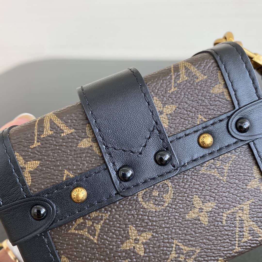 Louis Vuitton Mini Trunk Monogram Canvas Key Chain Replica Bag 44188M