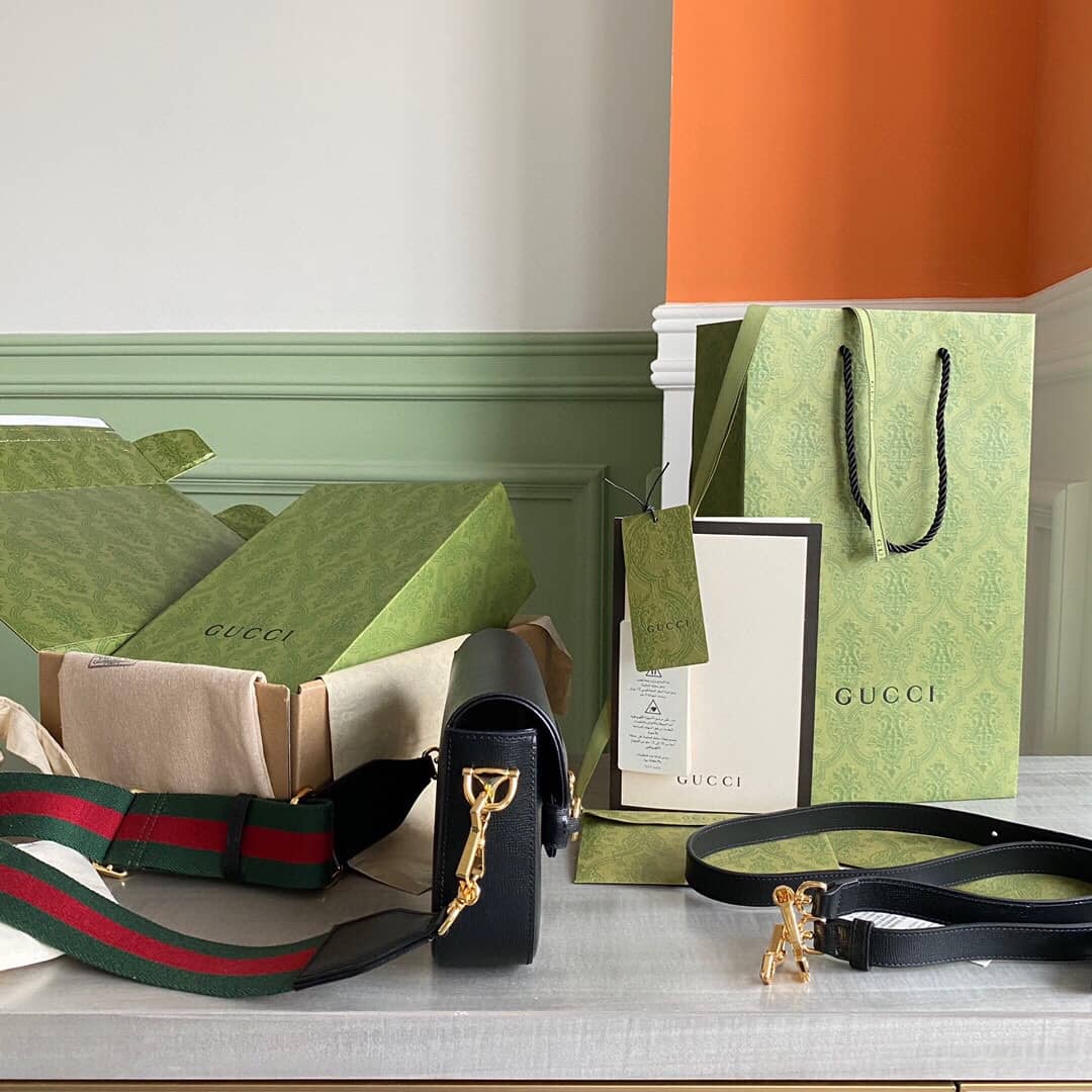 Gucci Horsebit 1955 Mini Bag Replica Black 658574