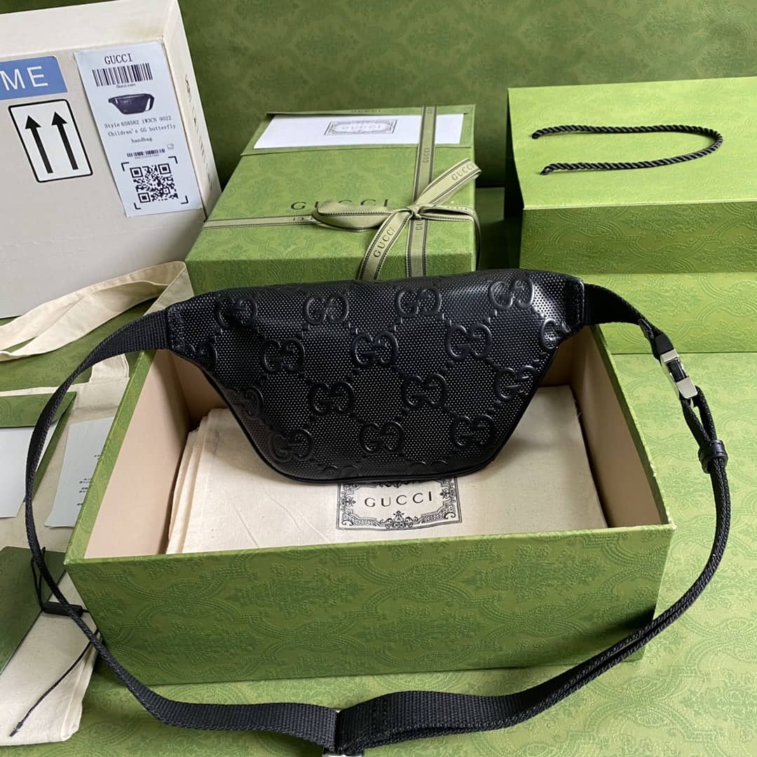 Gucci GG Embossed Belt Bag Replica 658582