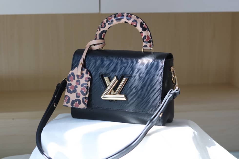 Louis Vuitton Twist Leopard Handle Bag Epi Leather PM M50362 Replica Shoulder Bag