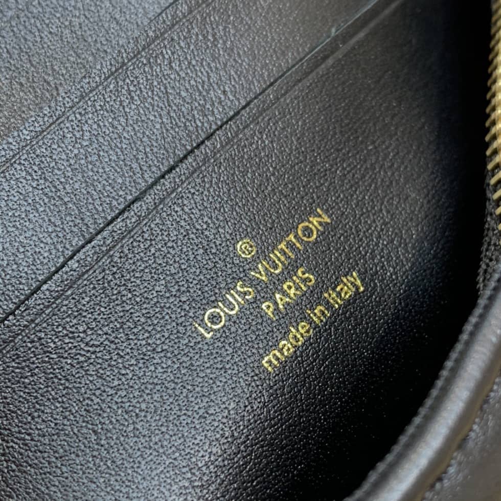 Louis Vuitton Wallet On Strap Bubblegram Black M81398 Replica