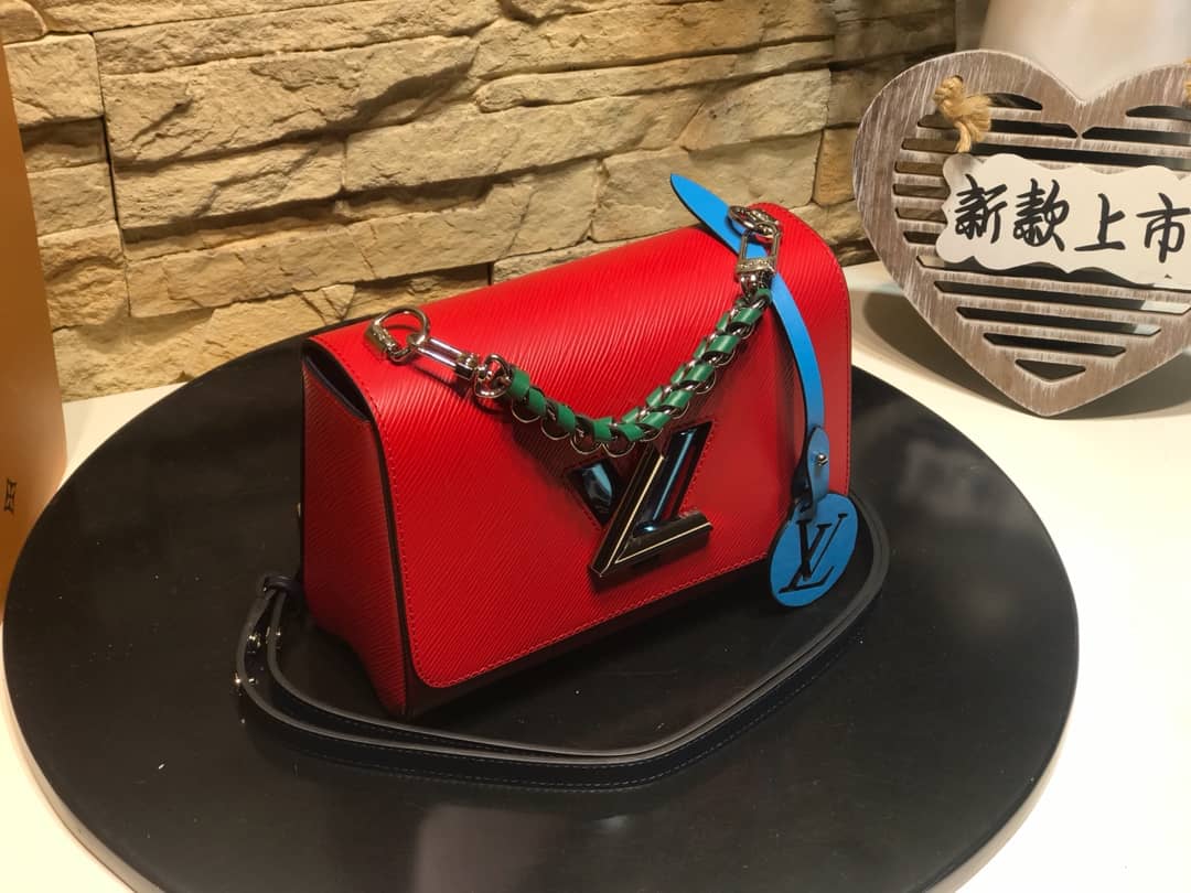Louis Vuitton Twist MM Bag Red M50296 Replica