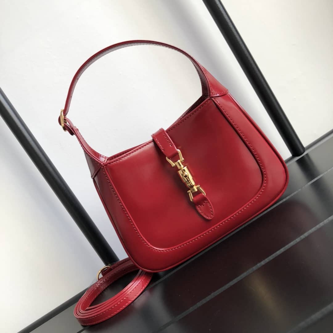 Gucci Jackie 1961 Mini Shoulder Bag Replica Red 637092