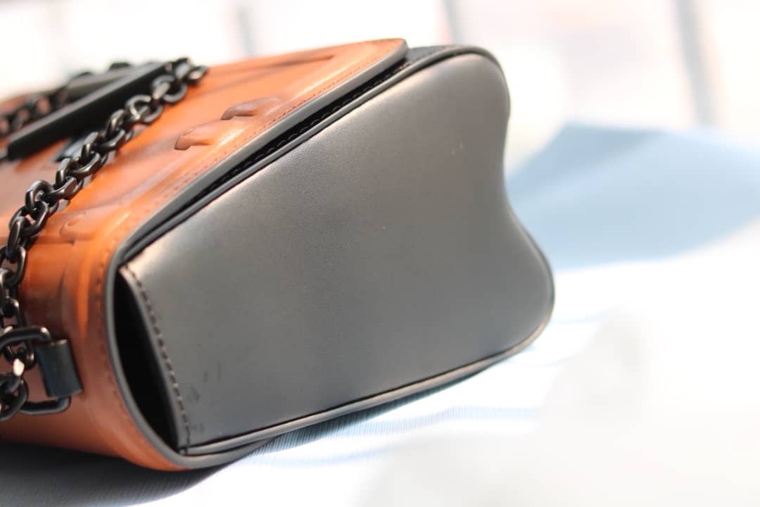 Louis Vuitton Twist Epi Handbag Replica Brown M50320