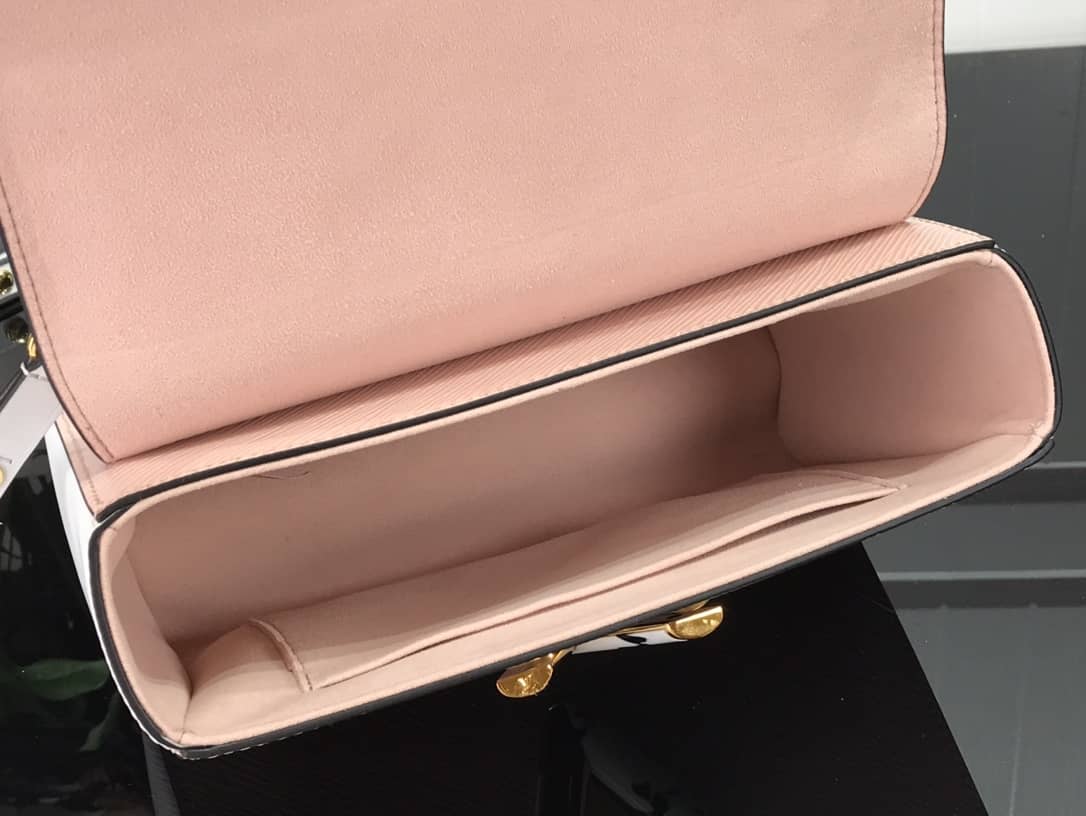 Louis Vuitton Monogram 2Way Leather Twist Replica Handbag Pink M58526