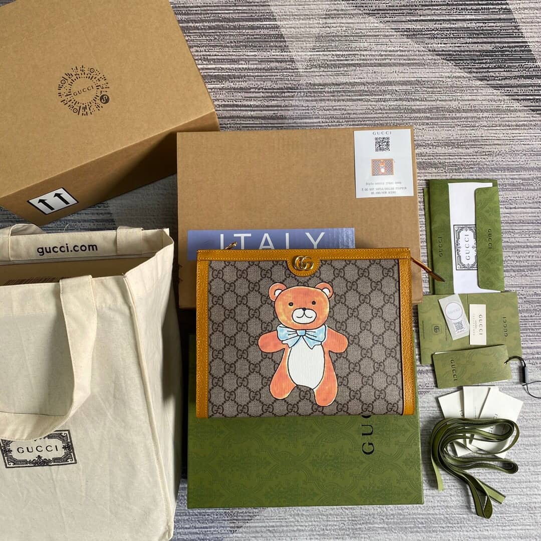Gucci Kai GG Bear Clutch Replica Purse 660513