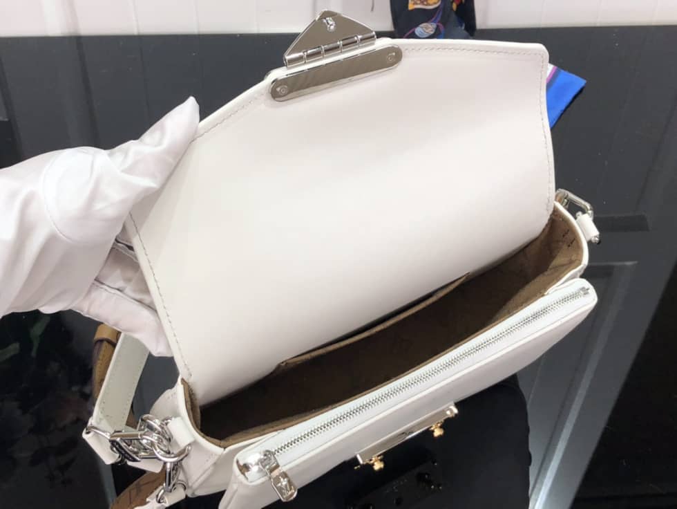 Louis Vuitton Swing Handbag White M20393 Replica Shoulder Bag