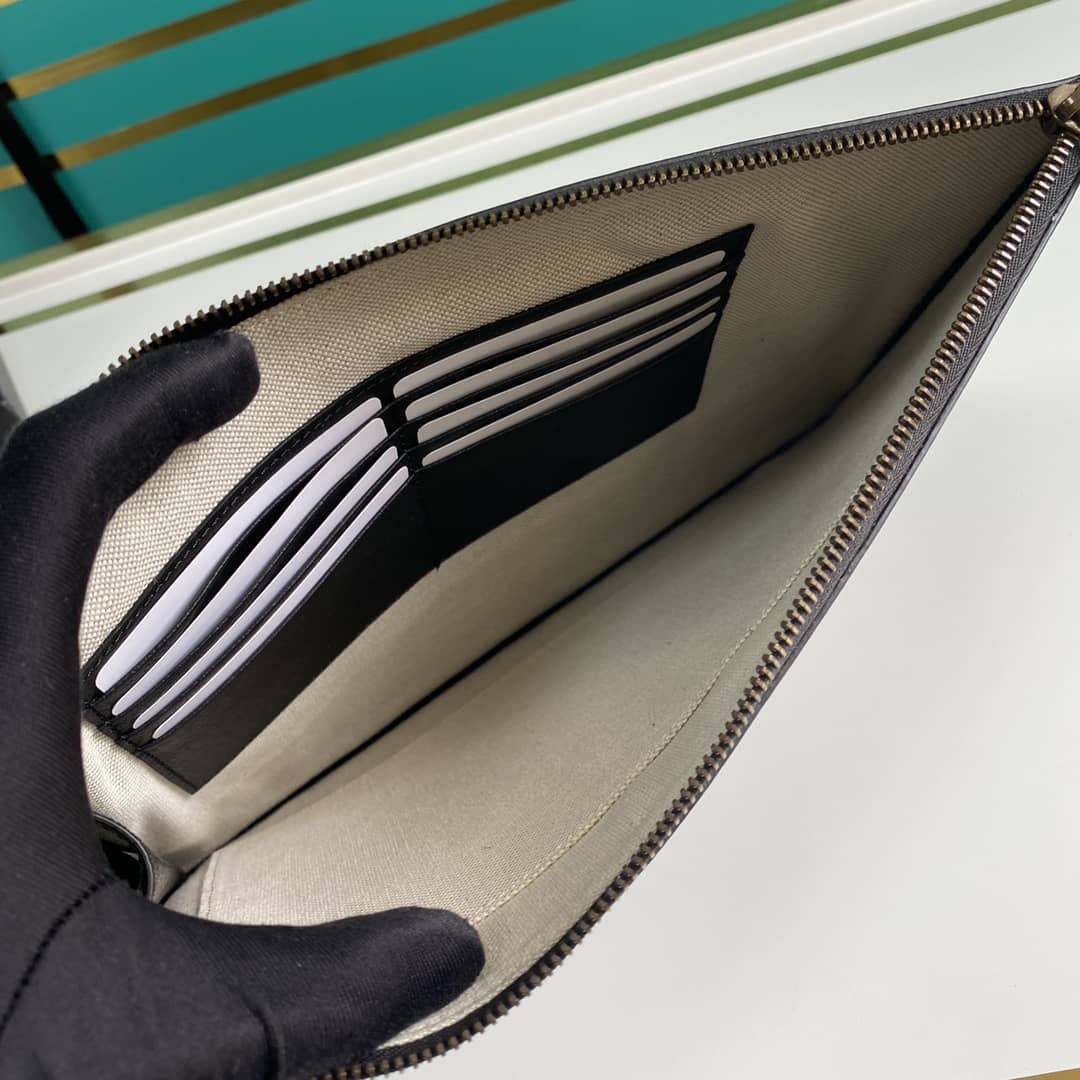 Gucci Animalier Leather Pouch Replica 523684