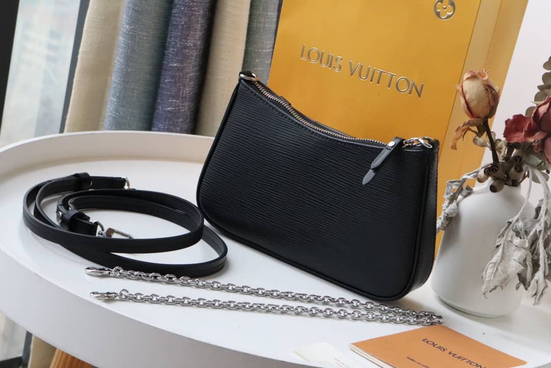 Louis Vuitton Easy Pouch 2way Epi Replica Crossboy Bag Black M80483