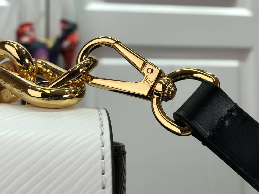 Louis Vuitton Monogram 2Way Leather Twist Replica Handbag White M58526
