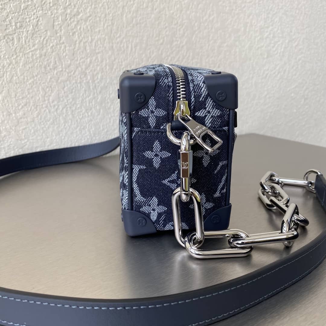 Louis Vuitton Mini Soft Trunk Monogram Tapestry Canvas Replica Bag M80033