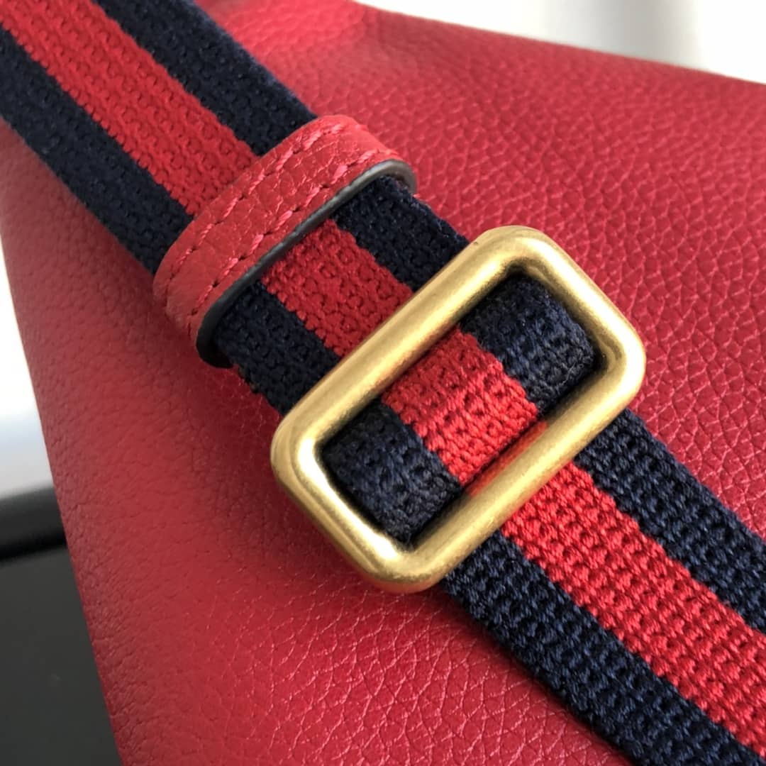 Gucci Print Small Waist Body Belt Bag Replica Red 527792