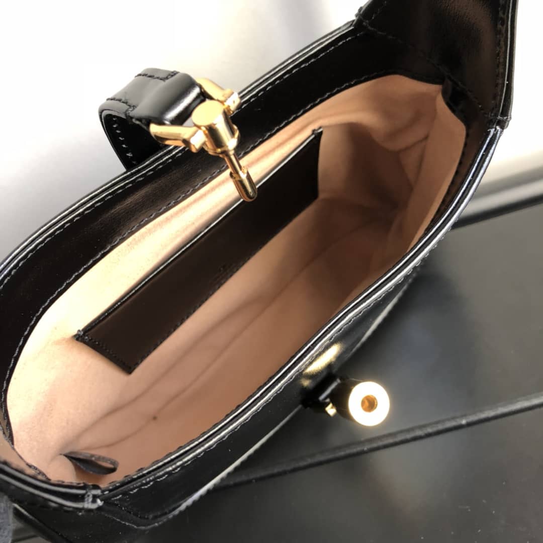 Gucci Jackie 1961 Mini Shoulder Bag Replica Black 637092