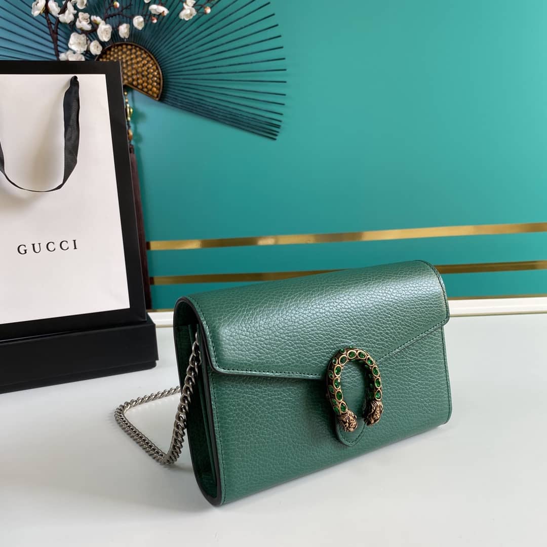 Gucci Dionysus Supreme GG Chain Wallet Replica 401231