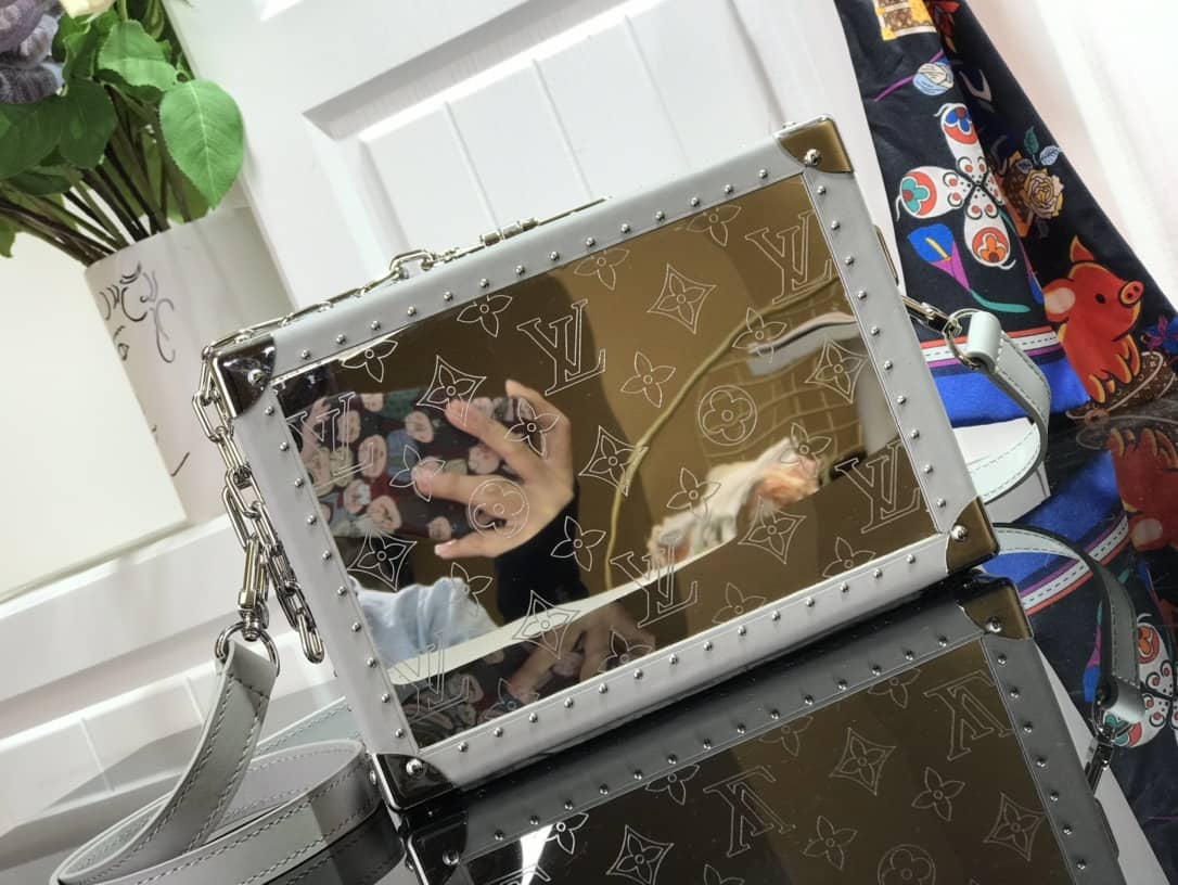 Louis Vuitton Monogram Replica Clutch Box Yellow M20233